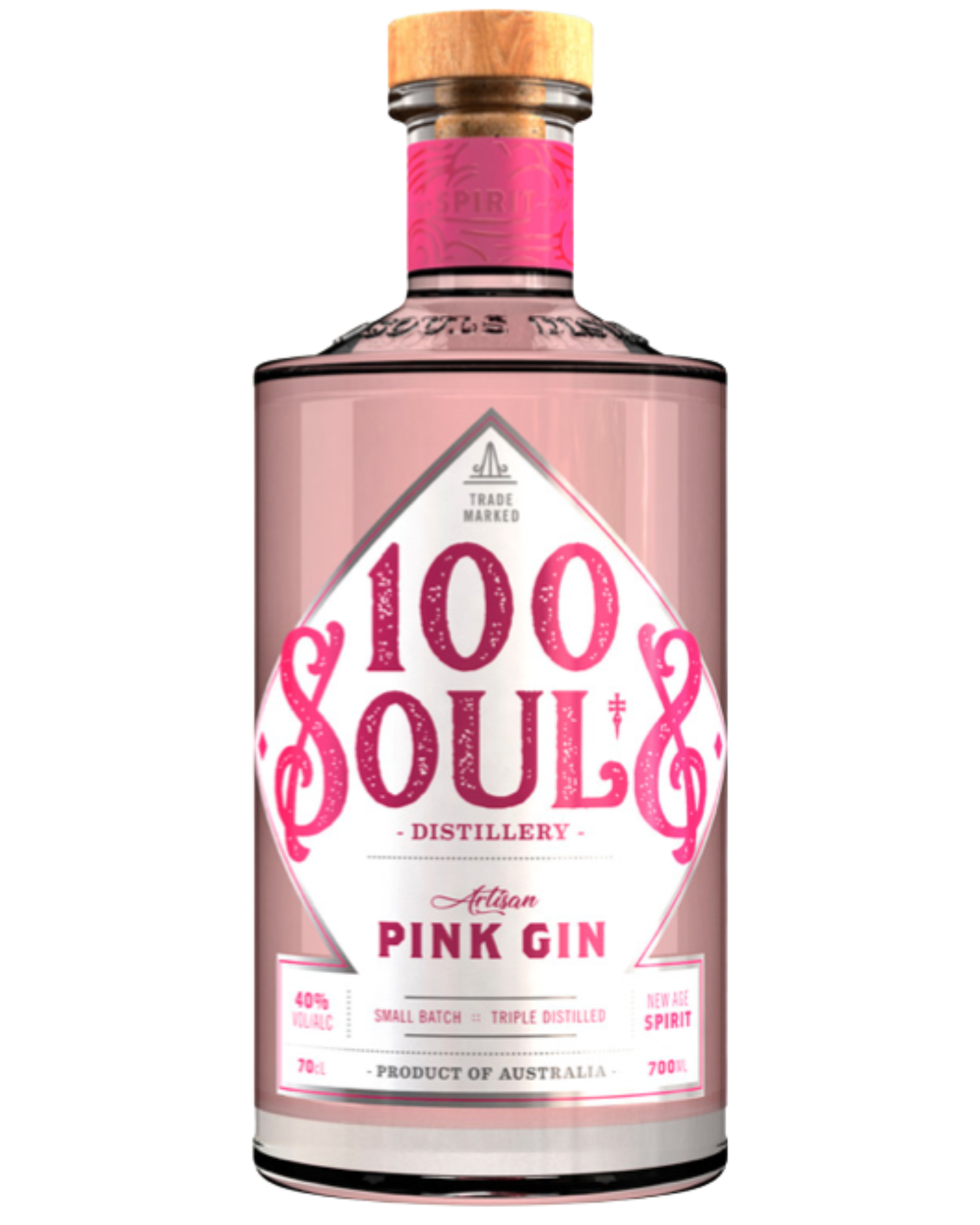 100souls Pink Gin 700ml
